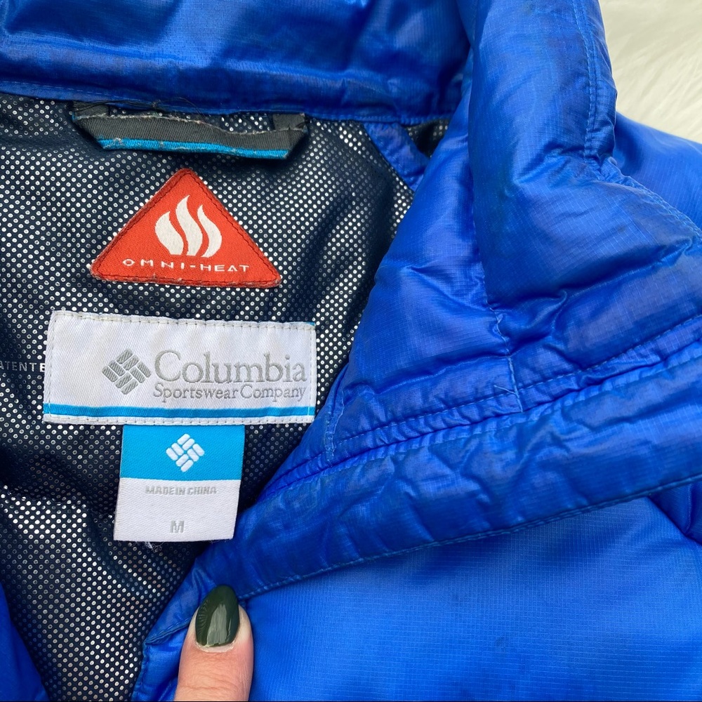 Colombia Blue Puffer Jacket - Picture 2 of 3